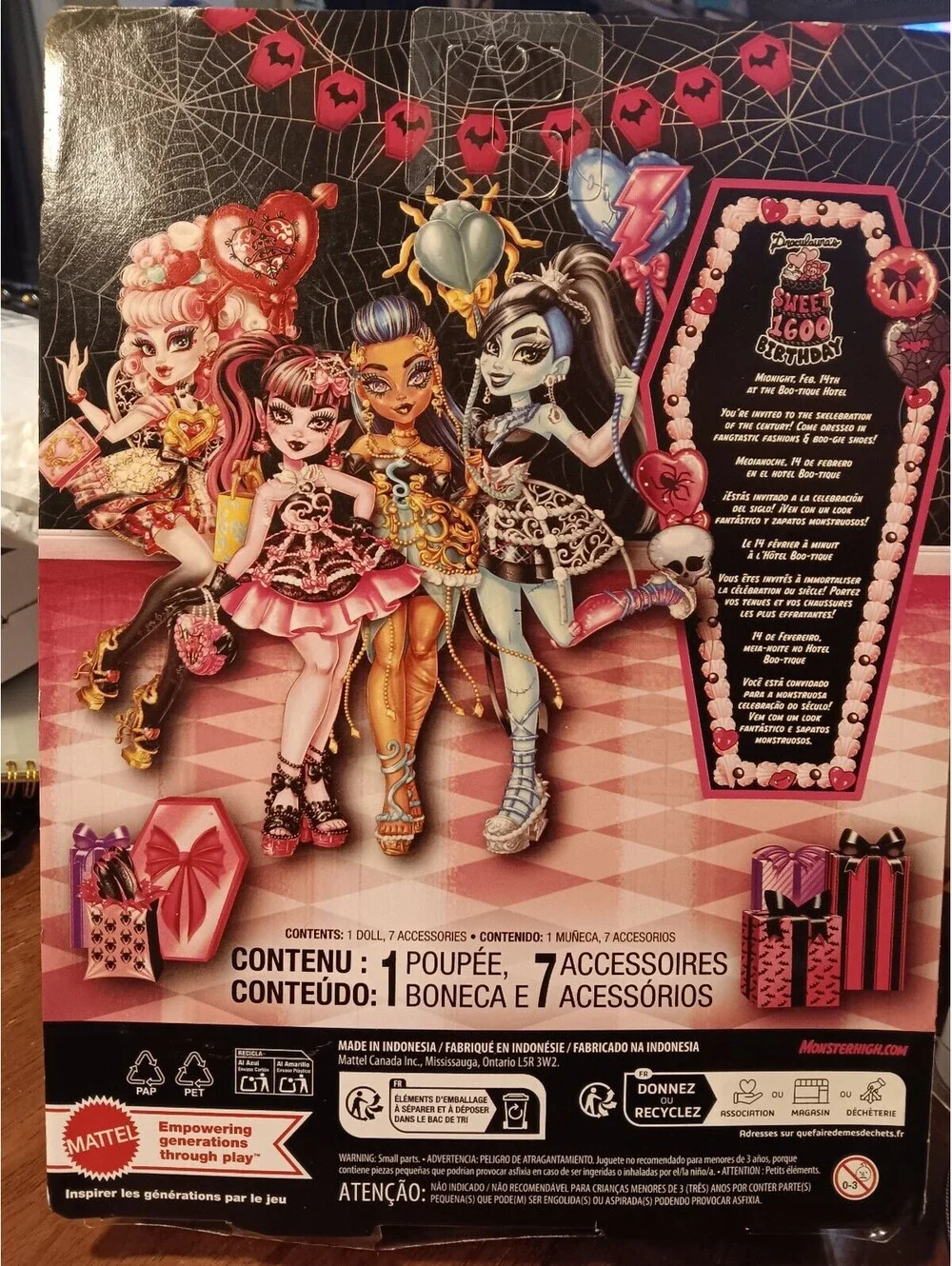 Monster High Scaremester Birthday Cupid Doll with Accessories